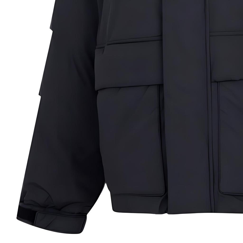 Puma Einfarbige Logo-Print Winddichte Warme Daunenjacke Herren Jacke Schwarz 933446-01