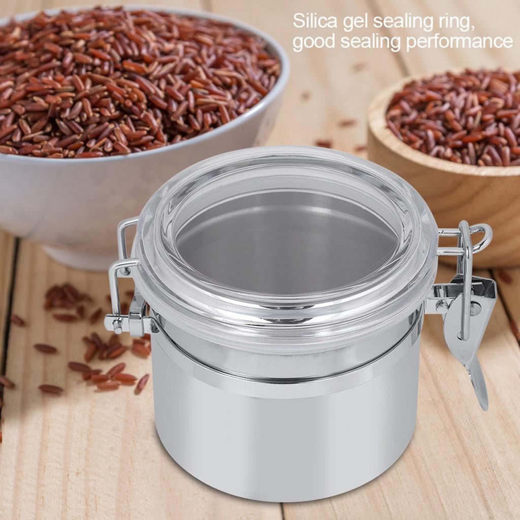 Coffee Canister Food Storage Jar Coffee Jar Stainless Steel Coffee Canister Food Storage Jar Tea Sugar Milk Powder Container