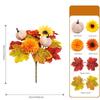 Fall Themed Artificial Flower No Maintenance Mixed Pumpkin Bouquet Halloween Decorative Flower Mixed For Commercial Window Home