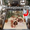 Customize Photos Personalized Picture Floor Mat Design for Kitchen Dining Room Decorate Room Foyer Anti-slip Rug Anime Office Decor Wedding Party Gift