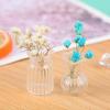 Perfect 1:12 Dollhouse Miniature Glass Vase Transparent Storage Jar Flowerpot Home Garden Decor Handcrafted Accessories