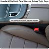 Car Seat Gap Filler Set Of 2, Soft Foam Multifunctional Seat Side Gap Filler With Organizer & Hook Function, 3In1 Gap Stopper Universal Fit Car SUV