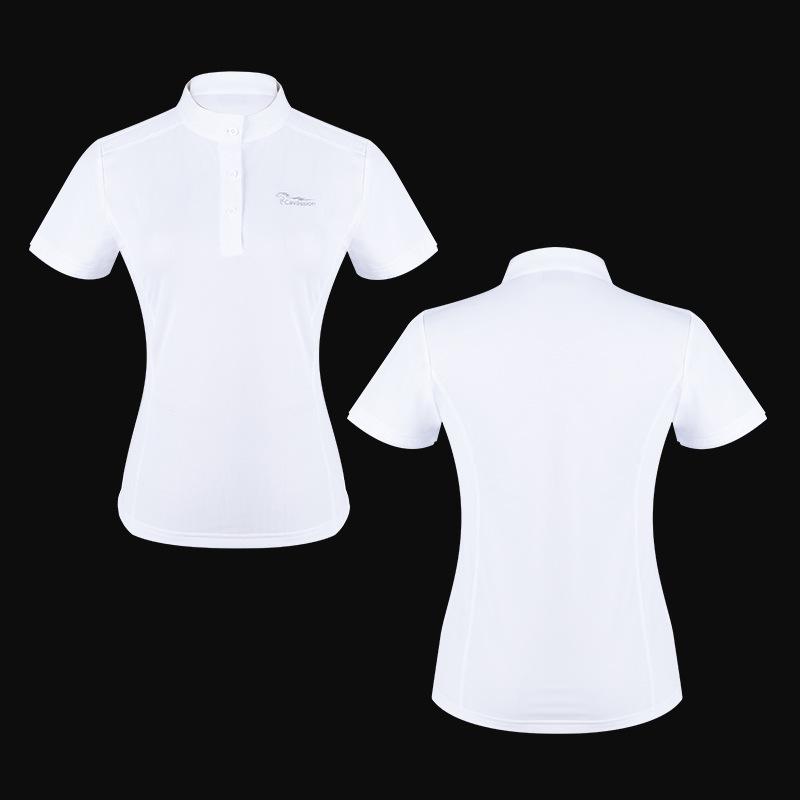 Breathable Quick-Dry Equestrian Competition Short Sleeve T-Shirt