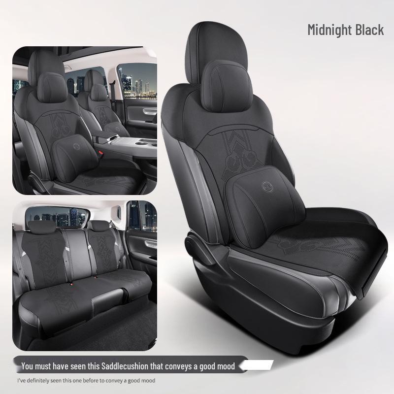 AION S580 Suede Car Seat Cover: Four Seasons, Semi-Enclosed Design