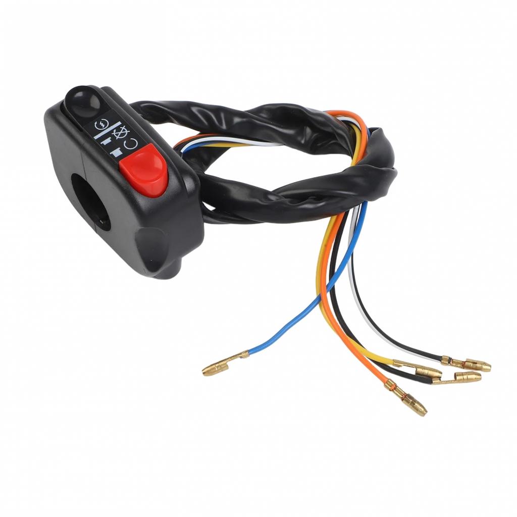 Innovative Handlebar Mount Start Stop Kill Button for Motorcycle Use 78 In