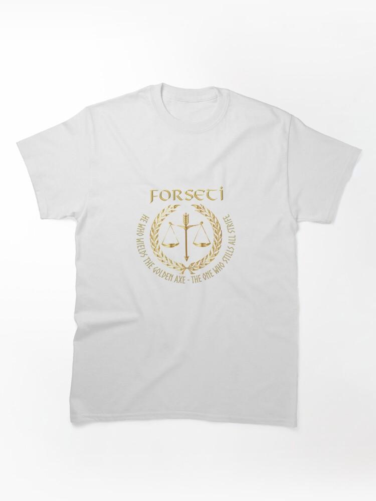 Golden Axe Forseti, Norse God of Justice Classic T-Shirt