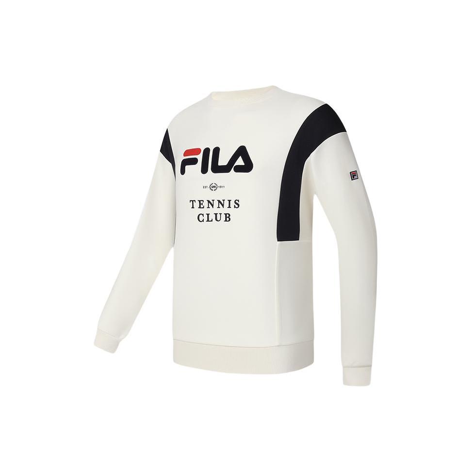 New FILA Sweatshirts Men's Ivory A11M413206F-IV