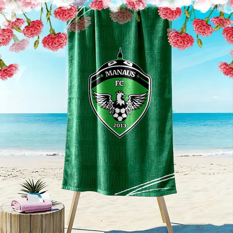 MANAUS FC Print Beach Towel, Large Soft Quick Dry Towel for Beach Camping Swimming