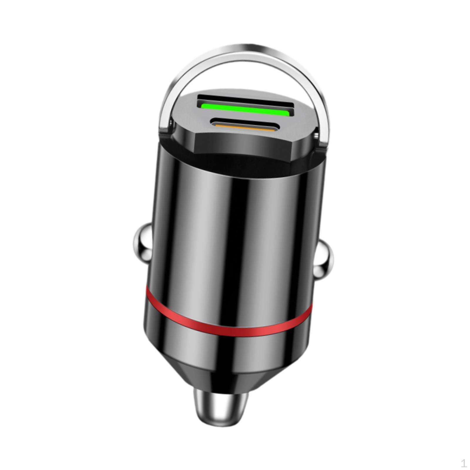 

Мини-зарядное устройство для телефона в машине Автомобильные аксессуары Металлическая конструкция Быстрая зарядка Style A