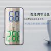 Simple mirror clock LED night mode brightness adjustable large screen digital display temperature and humidity electronic clock