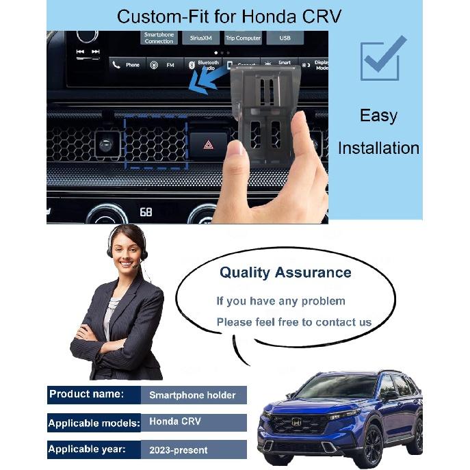 Honda CRV Cell Phone Holder for MagSafe Honda CRV Phone Mount Cr-v Mount Magnetic Phone Holder for Honda CRV 2024 Accessories Phone Holder 2023 2024