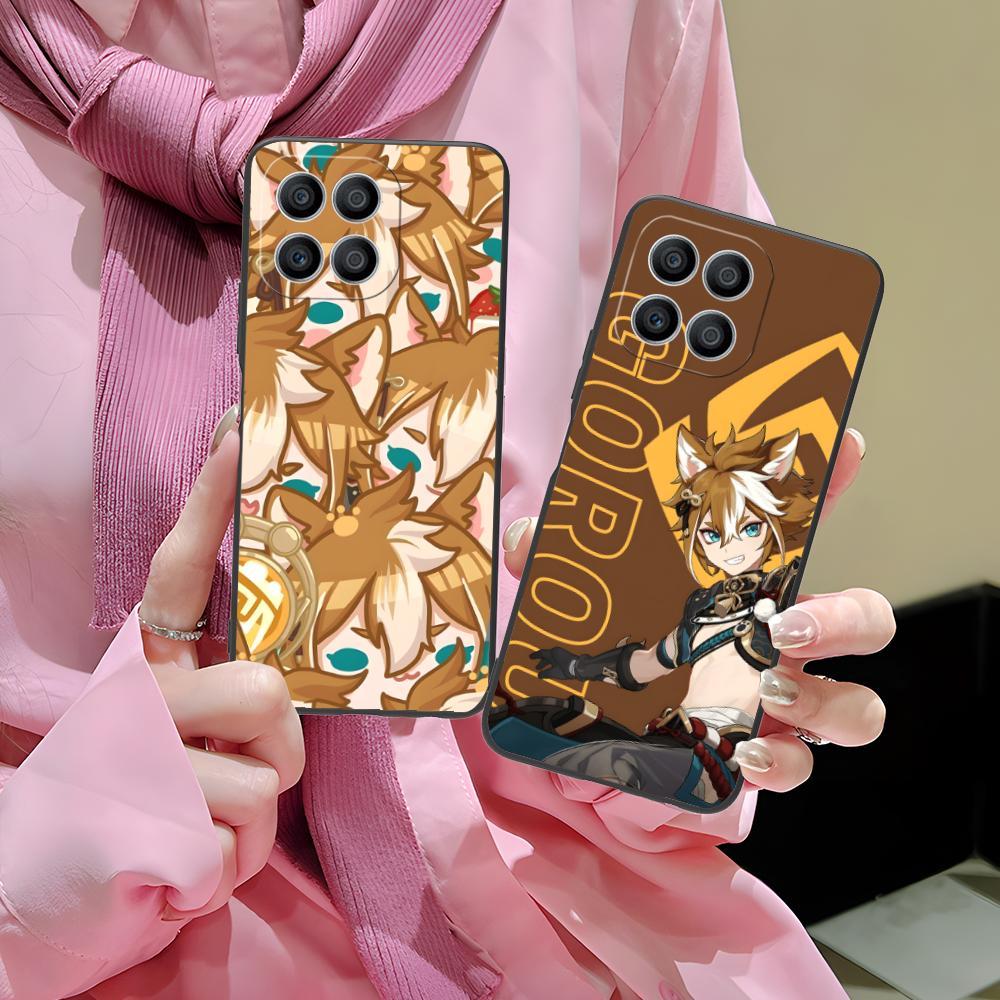 Game GI Gorou Mobile Phone Case for Honor 90 80 70 60 50 30 20 10 9 8 7 Pro S SE Lite 5G Colorful Printing Cover Cover Pretty