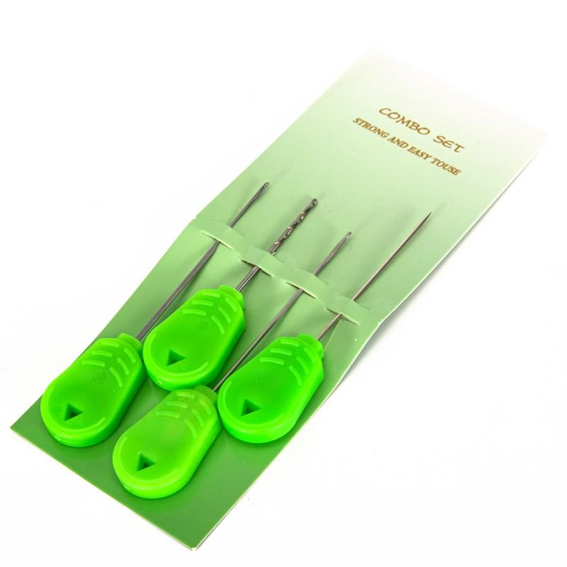 4 Stuks X Karper Rig Maken Gereedschap Karpervissen Splicing Naalden Boilie Boor Karper Gereedschap Accessoires Voor Karpervissen