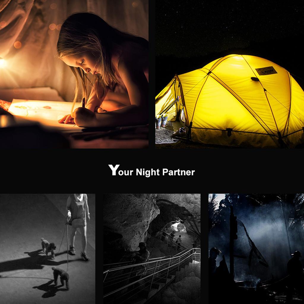 Q5+COB Bright Headlight Night Walking Headlamp Camping Hiking Head Lamp Rechargeable Outdoor Work