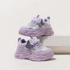 Fashion New Girls' Sports Shoes Anti Slip Soft Sole Sequin Shinny Butterfly Cute Tennis Running Shoes Princess Shoes for Baby Girls