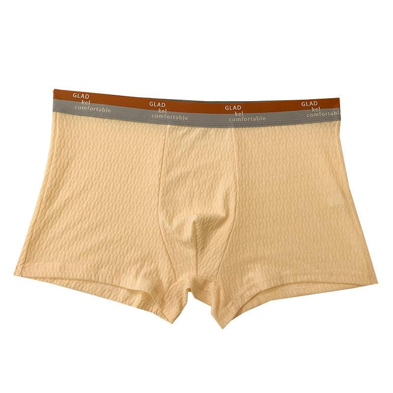 Men's Spring and Summer A Class Baby Cotton Cotton Anti Bacterial Flat Angle Underwear