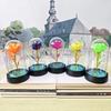 1pc Hot LED Enchanted Galaxy Rose Eternal Beauty Rose With Fairy Lights in Dome for Valentine's Day Wedding Party Mother's Day