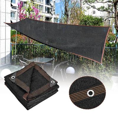 Zwarte schaduwnet anti-UV zonneschermdoek buiten zwembad afdekking HDPE zonnebrand gaas tuin balkon patio auto canvas luifel