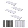 4PCS Floor Vent Covers PVC Magnetic Floor Register Vent Mesh Filter Screen for Wall Ceiling Catches 
