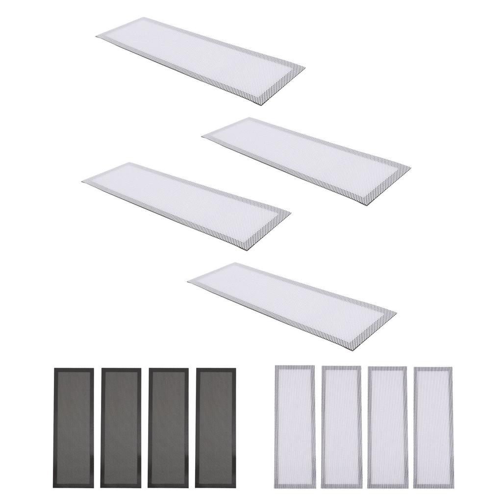 4PCS Floor Vent Covers PVC Magnetic Floor Register Vent Mesh Filter Screen for Wall Ceiling Catches 