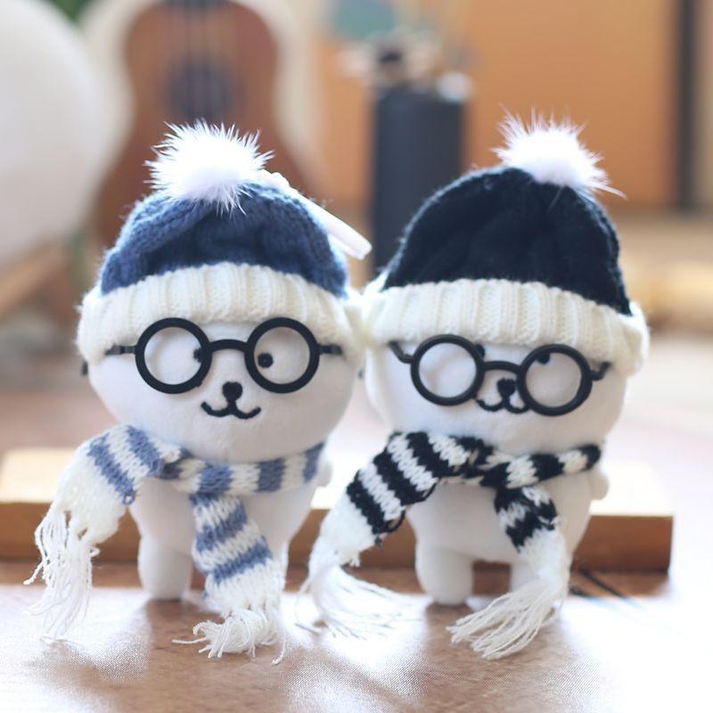 Backkom Plush Scarf Small Pendant Pp Cotton Soft Toy Gift For Kids Teens Decor