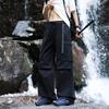 Cotton Cargo Pants Men High Street Loose Fit Jogger Trousers Casual Spring Autumn
