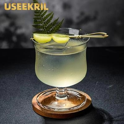 Japanese Style Cocktail Glasses Cups Creative Goblet Juice Glass Cup Simple Drink Sparkling Water Cup Bar Kitchen Accessories