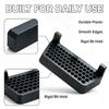 Workshop Workbench Screwdriver Storage Stand, Wall‑Mounted Hex Hole Screwdriver Holder for Garage Tool Organization