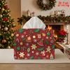 1pc Modern Farmhouse Tissue Box Holder with Tissue Dispenser - Reusable Compact Suitable for Kitchen, Living Room, Bathroom Storage | Decorative Table