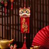 Chinese Style New Year Lion Dance Pendants Spring Festival Hanging Couplet  Wedding Celebration