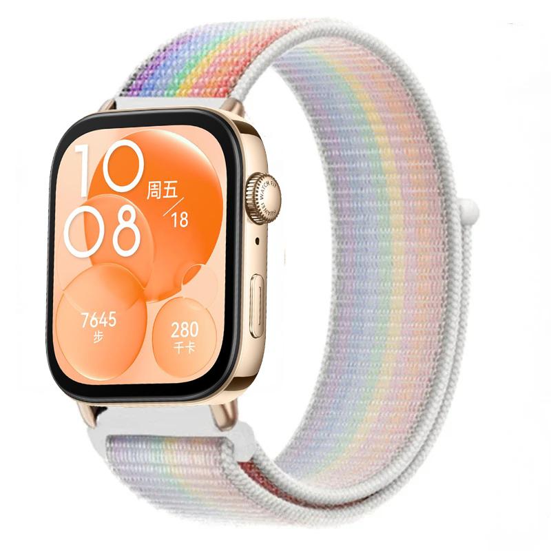 Nylon Loop Strap For Huawei Watch Fit 4 Pro Sports Wristband Breathable Replacement Wristband Huawei Watch Fit 3/4 Accessories