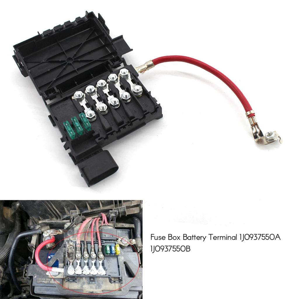 Fuse Box Battery Terminal 1J0937550A 1J0937550B for VW Jetta Golf MK4 99 04