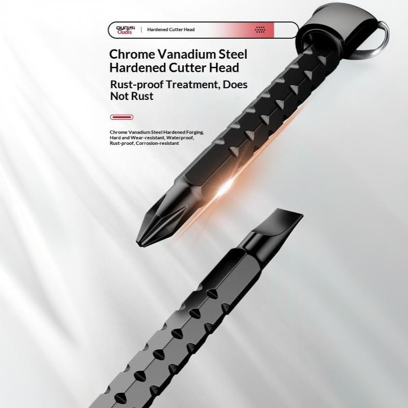 1 Set Screwdriver Ratchet Set, Multi-Functional Cross And Diagonal Use, Extendable, Mini , Household Manual Tool