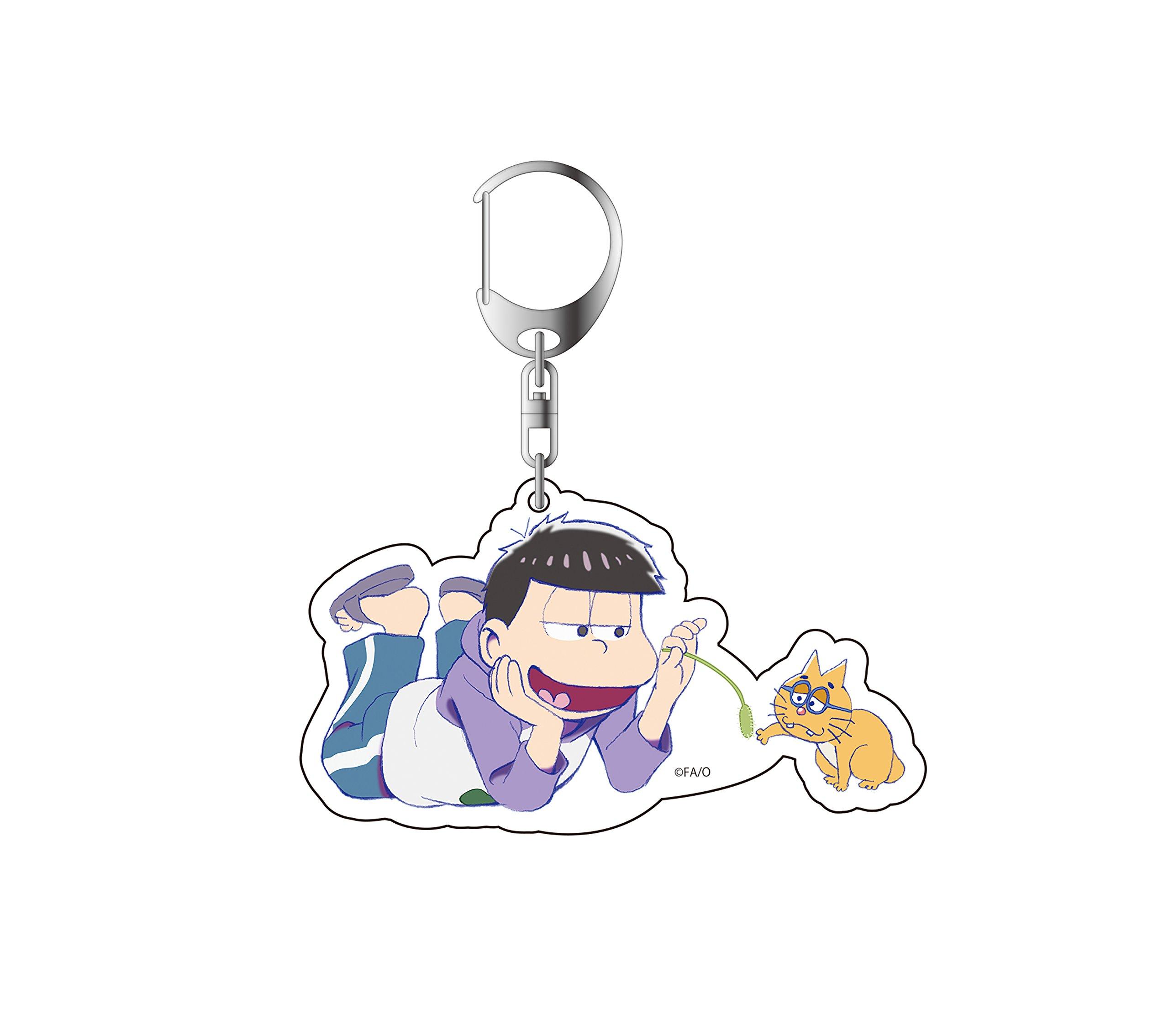 

Ichimatsu Acrylic Keychain Raglan Osomatsu-san Vol.2