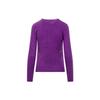 Polo Ralph Lauren FW23 Solid Color Chunky Knit Casual Long Sleeve Sweater Women Sweater Purple 211910421-014