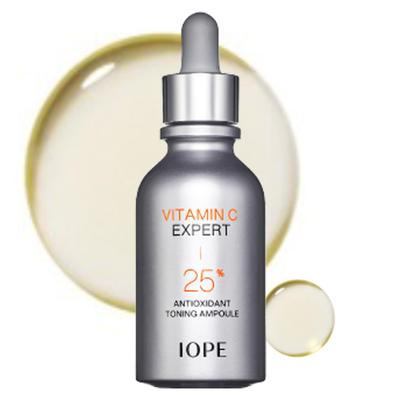 Official IOPE Vitamin C Expert Toning Serum for and Korean Cosmetics 25% Ampoule, 23ml, Firmness, Moisturizing, Elasticity, Skincare,