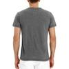 Cotton Men T-shirt Henry Neck Fashion Design Slim Fit Solid T-shirts Male Tops Tees Short Sleeve T Shirt for Men