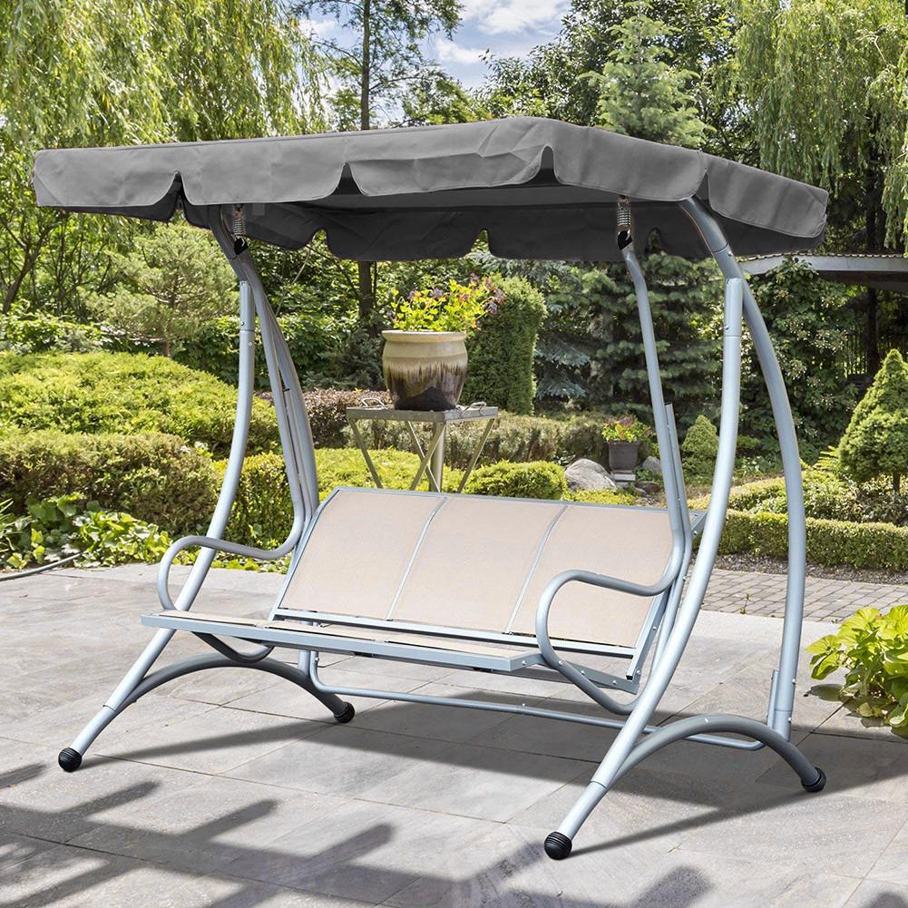 Patio Swing Canopy Replacement Cover Outdoor Waterproof Top For Garden 3 Seat 2 At A Low S On Joom E Commerce Platform Patio Swing Canopy Replacement Cover, Metal Patio Swing Replacement Parts