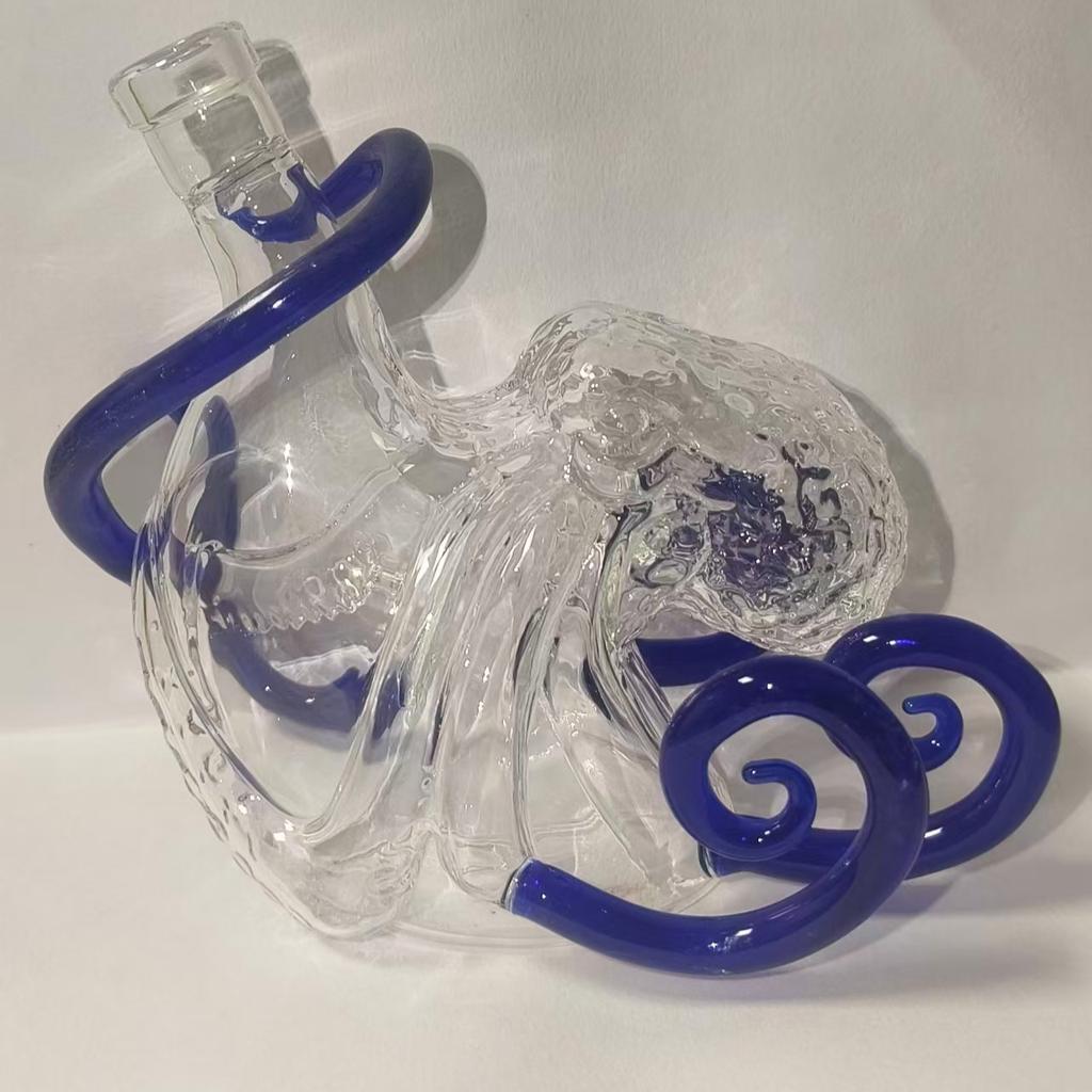 Oktopus Glas Whiskey Karaffe 400ml - Kreative Rum Wein Flasche & Barzubehör Geschenk
