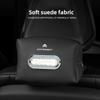 Suede Car Tissue Bag Hanging Vehicle Napkin Box For Citroen DS3 DS4 DS5 RD3 Cross Berlingo Xsara Grand Picasso Jumper Saxo Jumpy amj123