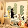 Cute Bear Tapestry Simple Background Cloth Wall Decor for Room Headboard Hanging Picture Ideal for Dormitory