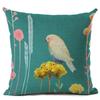 Animal Bird Pattern Cushion Cover Bird Cotton Linen Decorative Pillowcase For Sofa Plant Pillow Case Cover Kussensloop Almohada