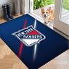 Soft Floor Carpet New York Rangers Pattern Area Rug Decorative Mat For Home Room Decoration