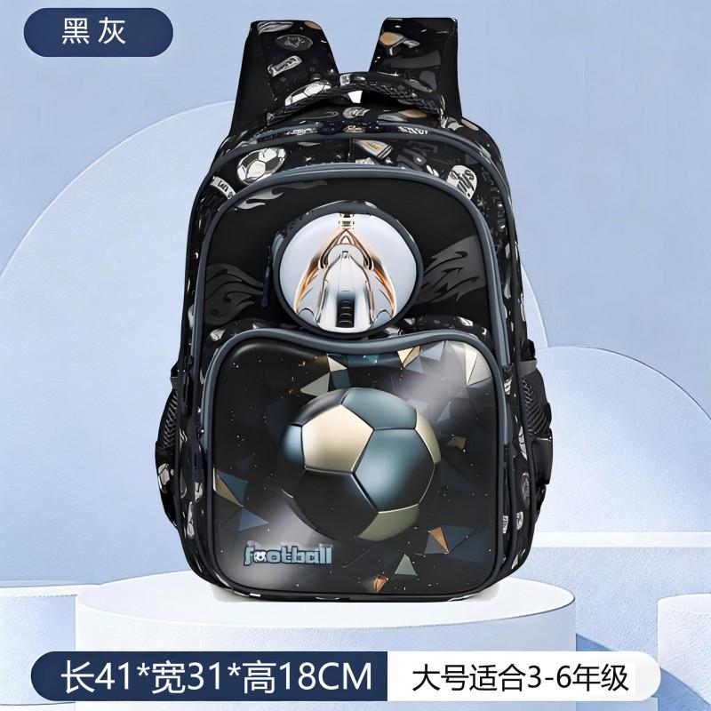 Kids School Backpack Ages 6-12 3D Hard Shell Cartoon Design Lightweight Waterproof Oxford Fabric With Air-Padded Straps