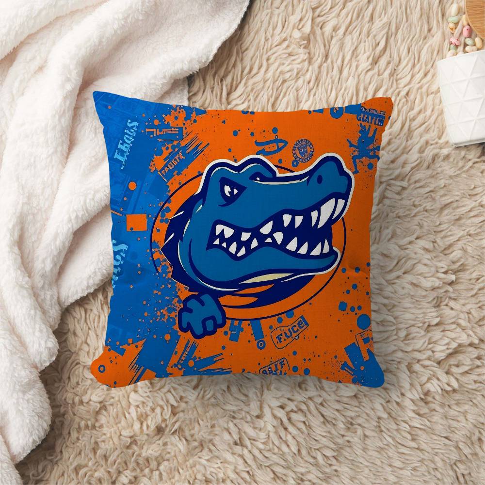 F-Florida G-Gator Cushion Cover Car Throw Pillow Case For Sofa Car Christmas Gift 40X40Cm 45X45Cm
