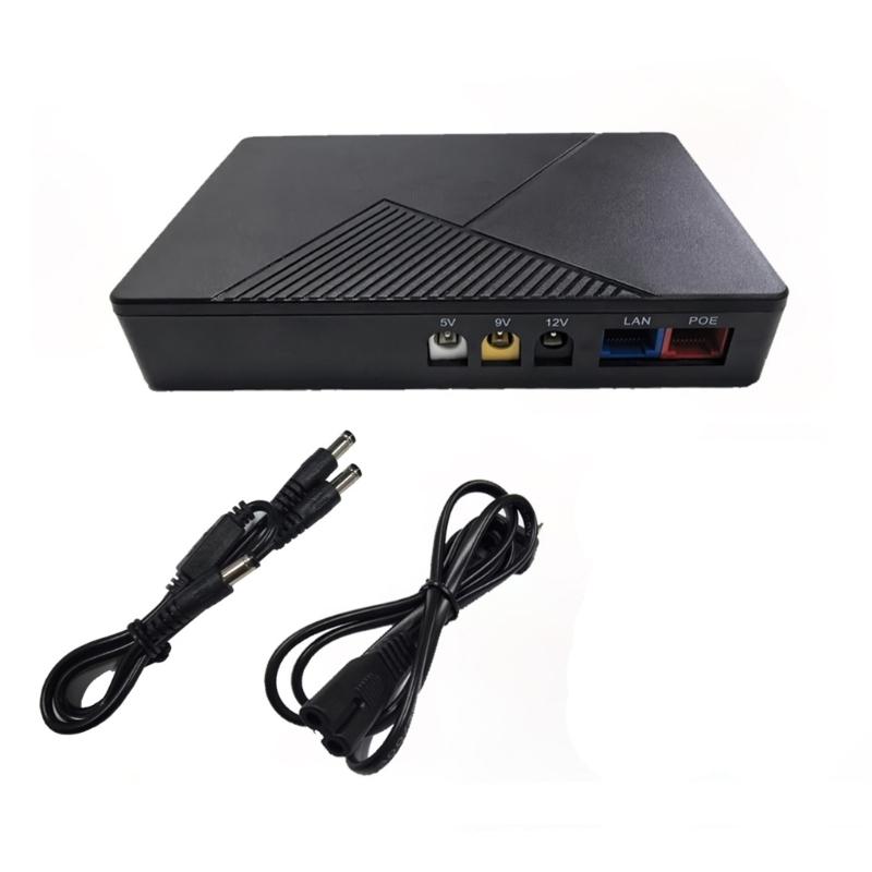 Multifunctional UPS Power Backup 10000mAh/12000mA Intelligent Home Backup Battery with Safety Protections Feature