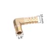 Connettore a Pagoda 6mm 8mm 10mm a Filetto Maschio 1/8"BSP Connettore a Barb per Tubo in Ottone Gomito Raccordo Giunto Adattatore