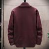 Herren Herbst Winter Zopfmuster Reißverschluss Cardigan - Dickes Warmes Lässiges Pullover für Männer
