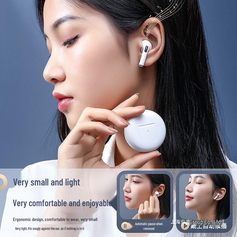Universal Sports Noise-Cancelling Wireless Earphones for Xiaomi, Huawei, OPPO, Apple - Half In-Ear Design for Men and Women
