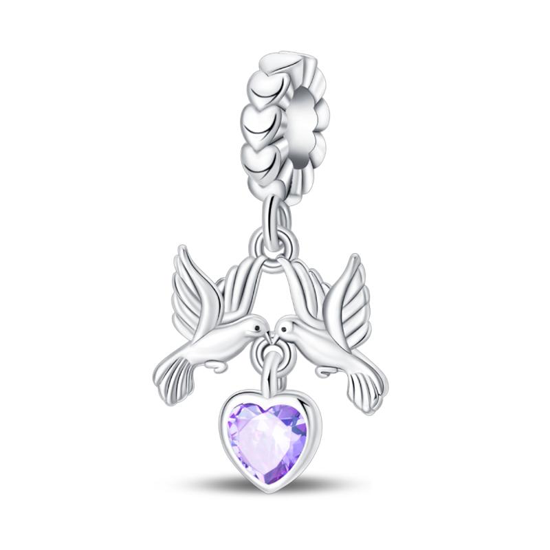 Copper Peace Dove Olive Branch Angel Love And Peace Best Wishes Charms Beads Fit Pan Original Bracelets Diy Fine Jewelry